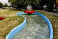 Fontána Vlna v Rači.