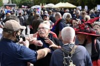 Protest aktivistov na Hlavnej ulici v Košiciach