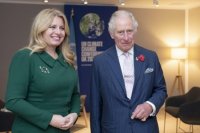 Britský princ Charles a slovenská prezidentka Zuzana Čaputová.