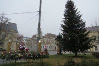 Pred úradom Košického samosprávneho kraja