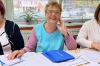 Pani Genovéva je v Prešove najstaršou členkou volebnej komisie.