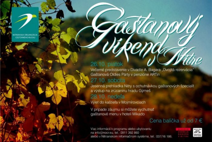 Ilustračný obrázok k článku Nitrania zažijú Gaštanový víkend