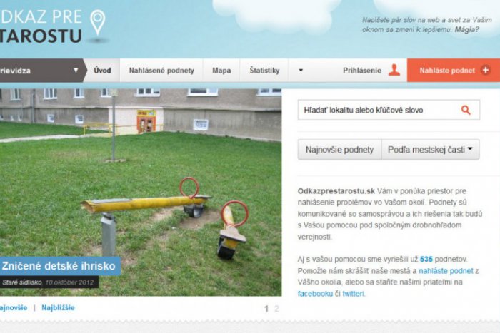 Ilustračný obrázok k článku Samospráva rieši prvé podnety od občanov z portálu odkazprestarostu