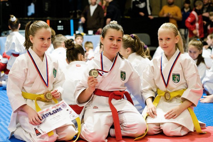 Ilustračný obrázok k článku 12 medailí pre prievidzských karatistov