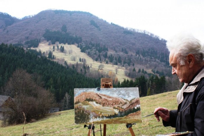 Ilustračný obrázok k článku Neprofesionálni maliari sa činili: Tvorili pod Rozsutcom
