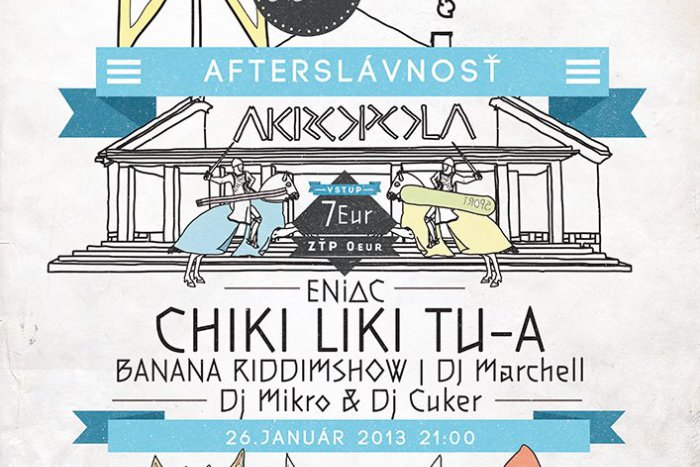 Ilustračný obrázok k článku Bláznivá afterka Big Air v meste aj s CHIKI LIKI TU-A! Hráme o 4 vstupenky