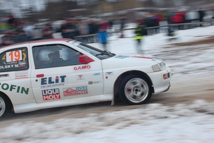 Ilustračný obrázok k článku VIDEO: Rally v zasneženej Dobšinej. Takto súťažiaci zdemolovali svoje auto