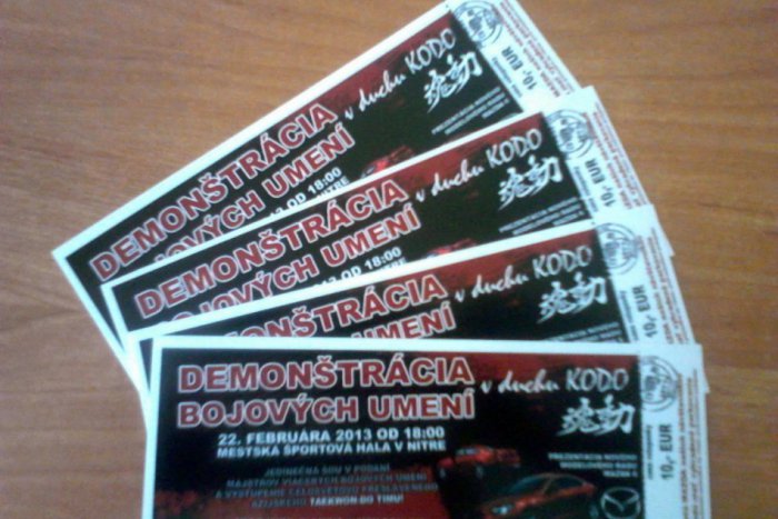 Ilustračný obrázok k článku Vyhodnotenie súťaže: A 4 lístky na Demonštráciu bojových umení vyhrávajú...