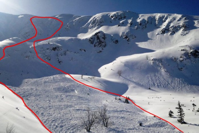 Ilustračný obrázok k článku V Jasnej padla gigantická lavína. Očitý svedok: Rútili sa bloky veľké ako autá!