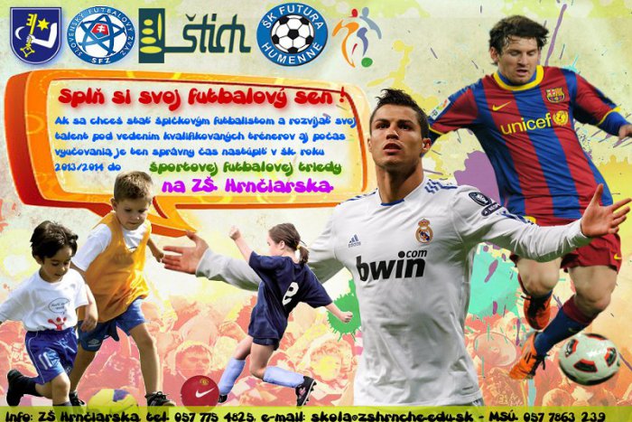 Ilustračný obrázok k článku Výzva pre mladé talenty: Aj Humenné chce svojho Messiho!