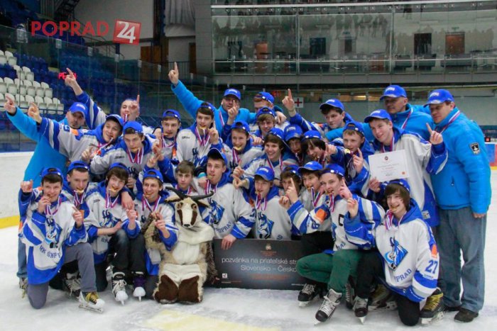 Ilustračný obrázok k článku OBRAZOM: Majstrami Slovenska sú chlapci z HK ŠKP Poprad