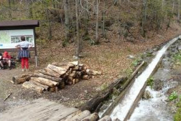 Ilustračný obrázok k článku V Dolnom Harmanci sa splavovalo drevo: Ide o európsky unikát