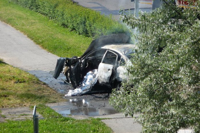 Ilustračný obrázok k článku Zábery z miesta výbuchu: Toto zostalo z auta po šokujúcej explózii