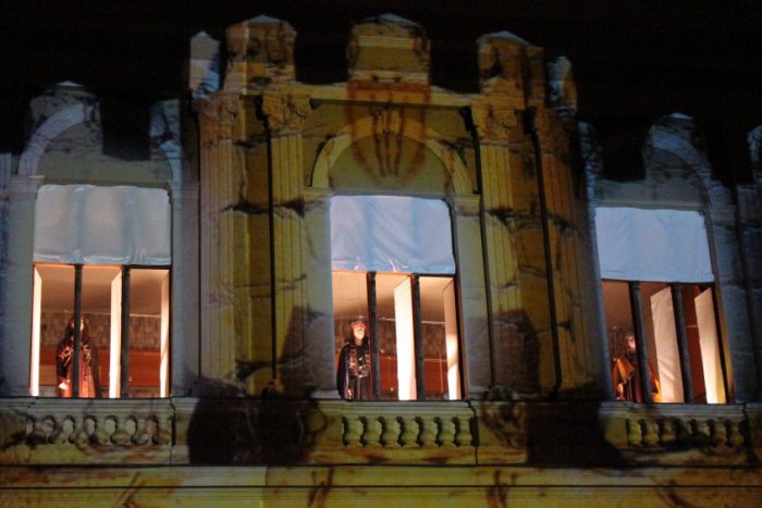 Ilustračný obrázok k článku Toto ste ešte nevideli! Nitru zabávala projekcia na budove múzea