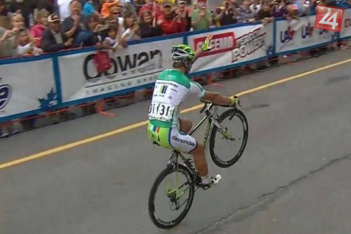 Ilustračný obrázok k článku Skvelý Sagan zavŕšil v Kanade hetrik a na záver ukázal divákom víťazné gesto