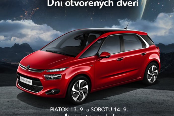 Ilustračný obrázok k článku Žiarsky CITROËN otvára svoje brány: Uvidíte aj nový CITROËN C4 PICASSO TECHNOSPACE