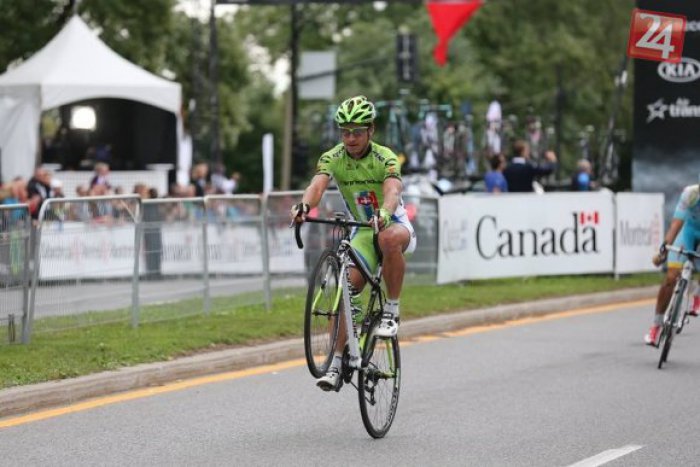 Ilustračný obrázok k článku Súperom nedal šancu: Sagan sólovou jazdou triumfoval na GP Montreal