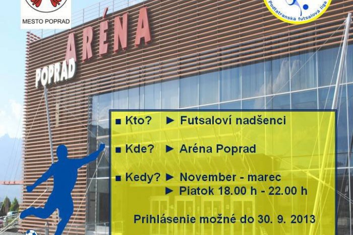 Ilustračný obrázok k článku Popradský futsal sa chce vrátiť do extraligy. Do Podtatranskej futsalovej ligy sa môže prihlásiť každý