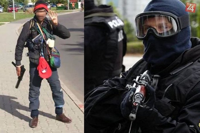 Ilustračný obrázok k článku Tyxo a jeho prechádzka s atrapou samopalu po meste: Toto si myslia Žiarčania