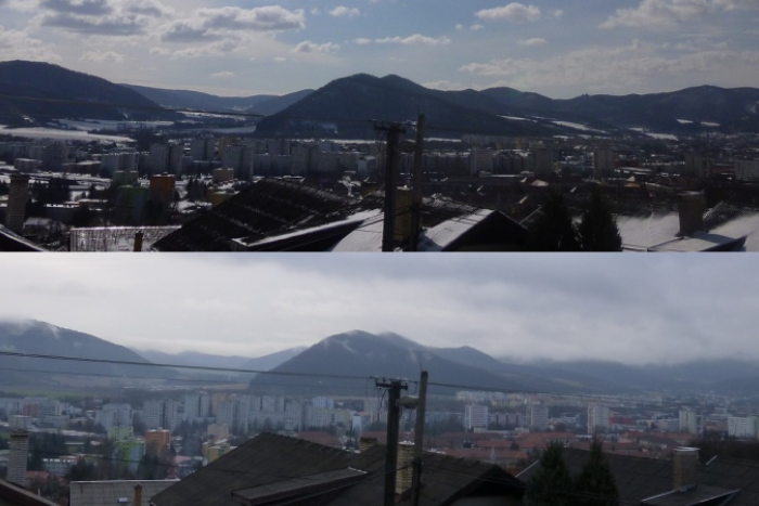 Ilustračný obrázok k článku Nájdite rozdiel: Humenné počas minulej jari a cez túto zimu :-)