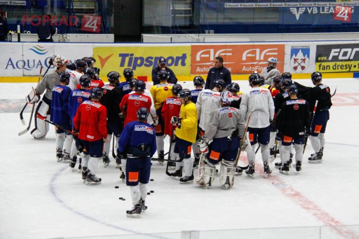 Ilustračný obrázok k článku OBRAZOM: Takto trénovali Slováci v Poprade pred zápasom proti Fínsku