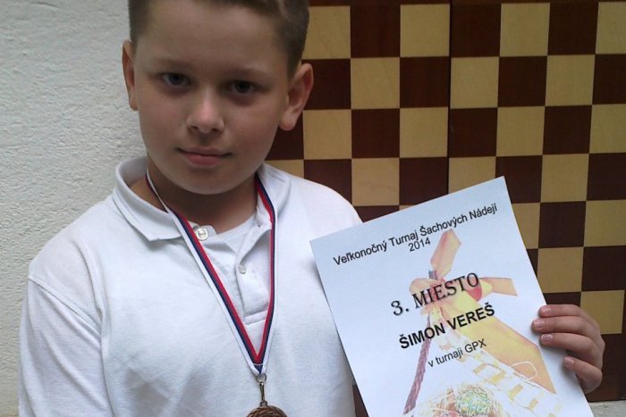 Ilustračný obrázok k článku Kvality nitrianskeho šachu: Nitran Šimon Vereš s bronzom v Bratislave!