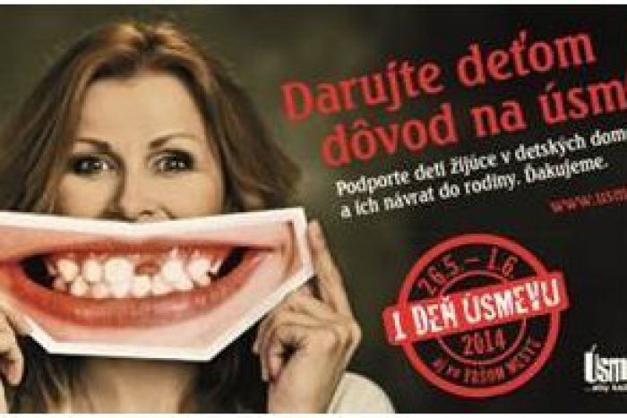 Ilustračný obrázok k článku Darujte deťom dôvod na úsmev: Verejná zbierka 1 deň úsmevu bude aj v našom meste