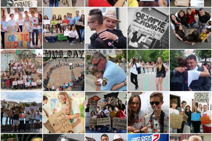 Ilustračný obrázok k článku HUG DAY 2014: Študenti zlomili rekord, rozdali 79-tisíc objatí!