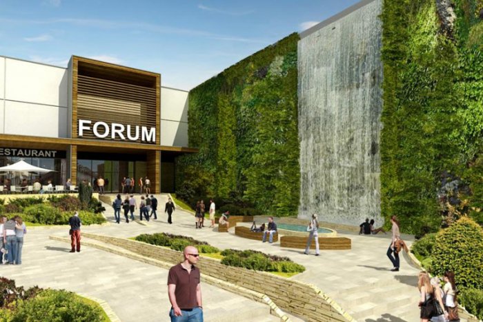 Ilustračný obrázok k článku OC Forum chcú dokončiť budúci rok. Pozrite sa, ako bude vyzerať