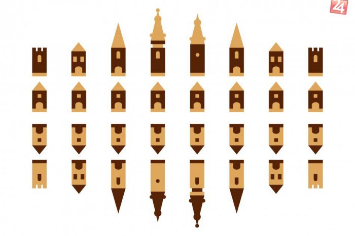 Ilustračný obrázok k článku Novinka v centre mesta: Verejný šach, ktorého figúrky odkazujú na známe žilinské budovy