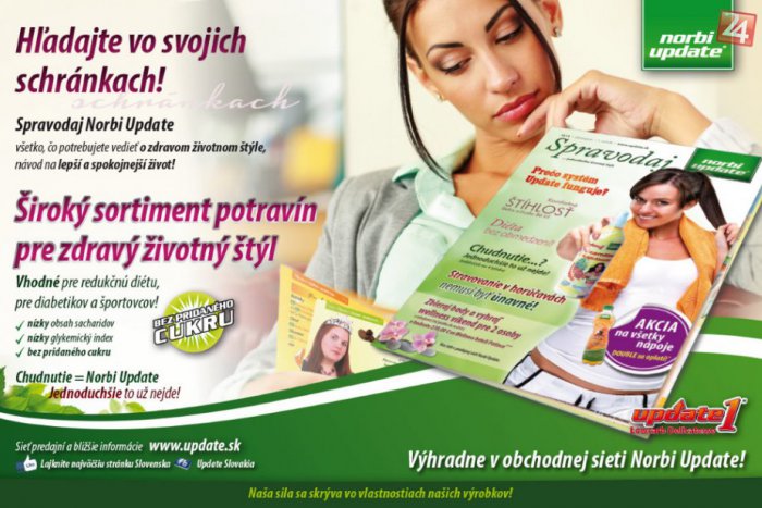 Ilustračný obrázok k článku Čítajte časopis Norbi Update Spravodaj a schudnite!