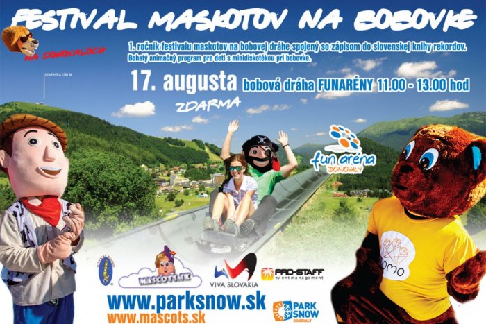 Ilustračný obrázok k článku Tip na víkend: Festival maskotov na donovalskej bobovej dráhe