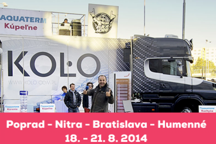 Ilustračný obrázok k článku Krížovky na záchode, mačka vo vreci, super výhry i fantastický koncert: Kúpeľňová kamiónová šou bude stáť za to!