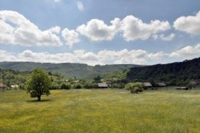 Ilustračný obrázok k článku Aktivisti zo Slatinky opäť zaujali: Postavili veľrybu zo slamy ako symbol proti výstavbe priehrady