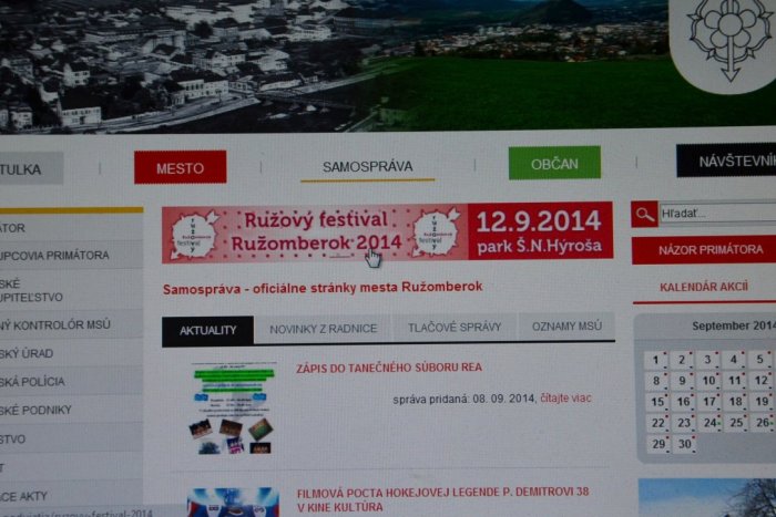 Ilustračný obrázok k článku Na mestskej webstránke chýbajú jazykové verzie, má aj iné nedostatky