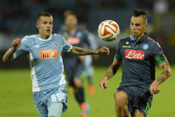 Ilustračný obrázok k článku Slovan podľahol Neapolu: Talianov k víťazstvu 0:2 doviedol na Pasienkoch Marek Hamšík