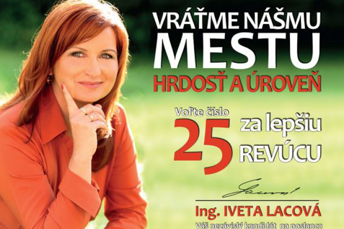 Ilustračný obrázok k článku Kandidátka Iveta Lacová: Prečo som sa rozhodla kandidovať za poslanca Revúcej
