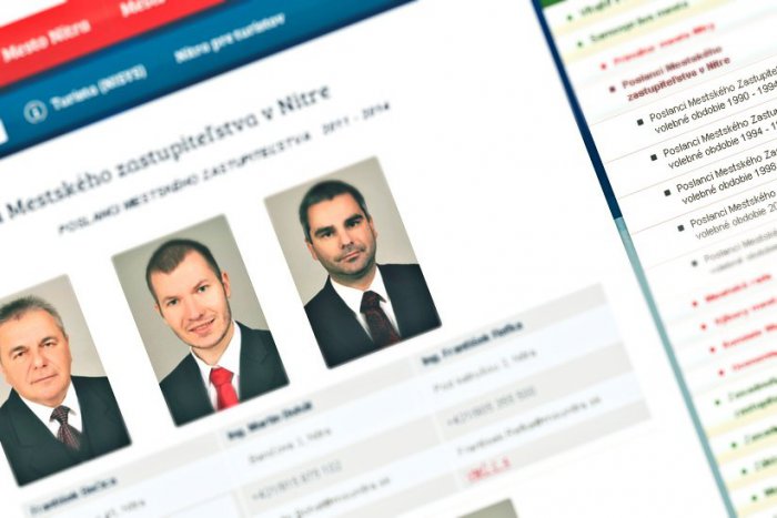 Ilustračný obrázok k článku Chceli by ste vedieť kontakt na poslancov? Mestská stránka vám nepomôže