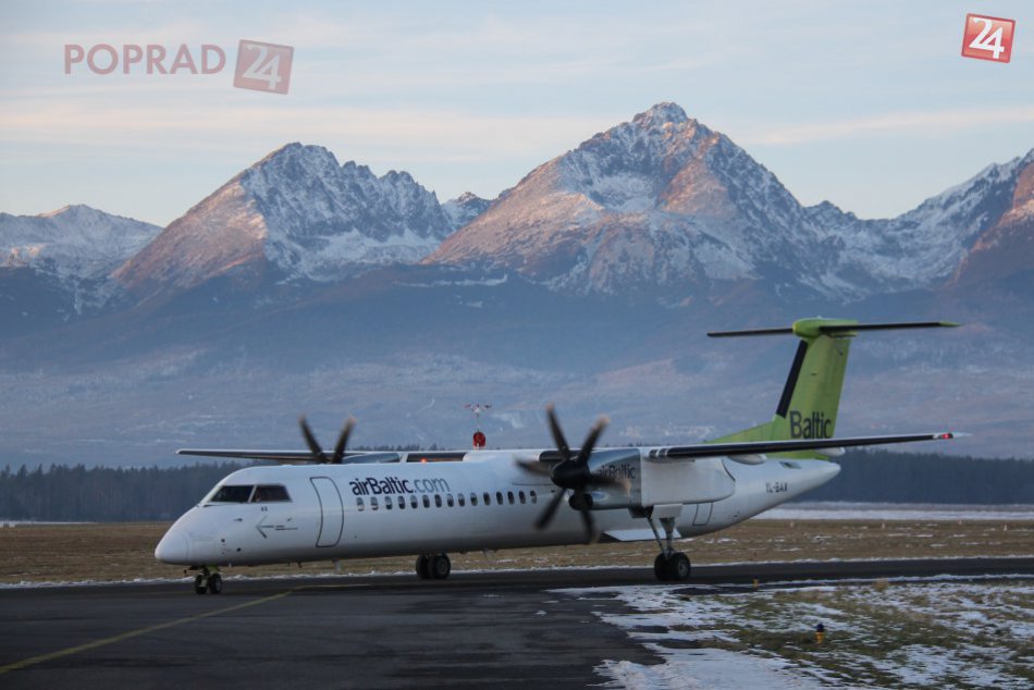 Ilustračný obrázok k článku Pre pobaltské štáty sú Poprad a Tatry doslova na dosah: Na našom letisku pristálo prvé lietadlo z Rigy
