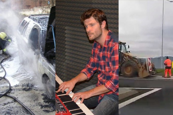 Ilustračný obrázok k článku Auto v plameňoch aj Milo Kráľ o nahotinkách: Pozrite si najklikanejšie správy týždňa!