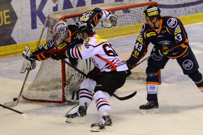 Ilustračný obrázok k článku Domáci zápas oceliarom nevyšiel: Gólman baranov sa v Košiciach vyznamenal