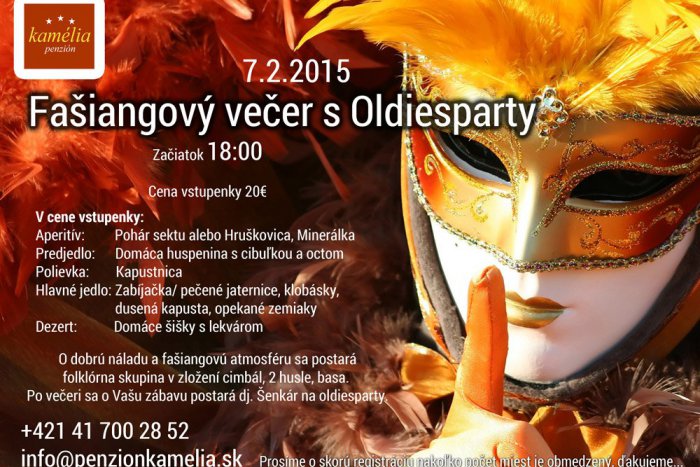 Ilustračný obrázok k článku Tip na podujatie: Kamélia ožije fašiangami a cimbálom!