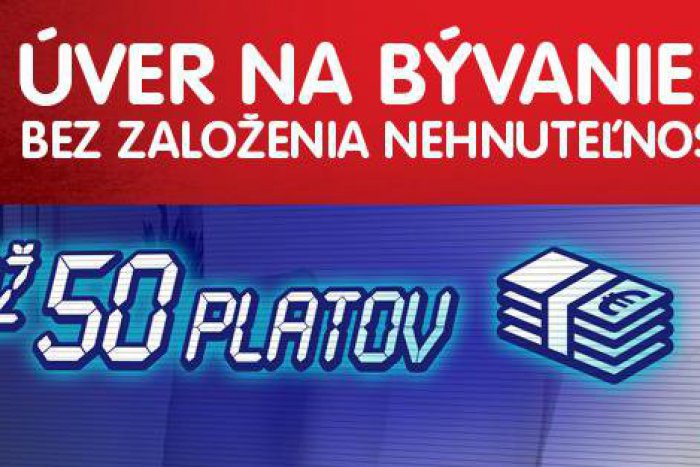 Ilustračný obrázok k článku Úvery na bývanie až do výšky 50-násobku priemernej mzdy bez založenia nehnuteľnosti