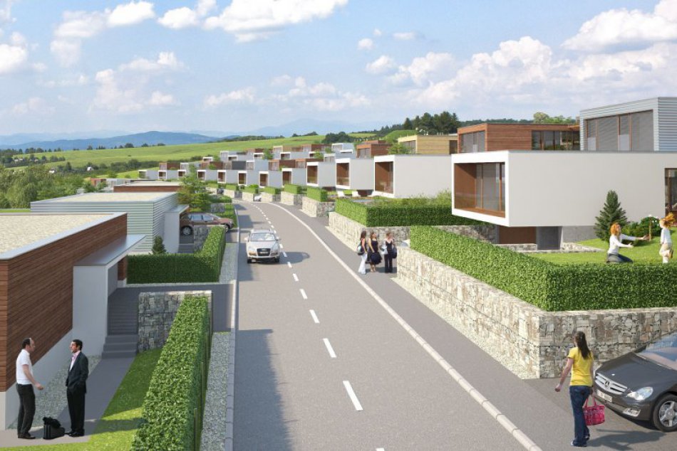 Ilustračný obrázok k článku VIZUALIZÁCIE: Vo Zvolene má vzniknúť nová štvrť. Postaviť chcú až 139 domov