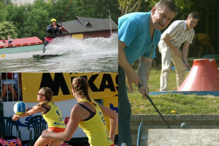 Ilustračný obrázok k článku Letné radovánky na bystrickej pláži: Okrem čľapkania sa vo vode láka aj športovými atrakciami