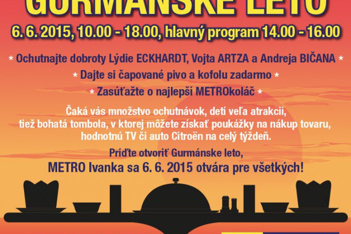 Ilustračný obrázok k článku Gurmánske leto odštartuje Lýdia Eckhardt, Vojto Artz a Andrej Bičan