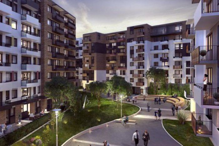 Ilustračný obrázok k článku Novú podobu Steinu postupne odhaľujú. V centre Bratislavy pribudne 408 bytov