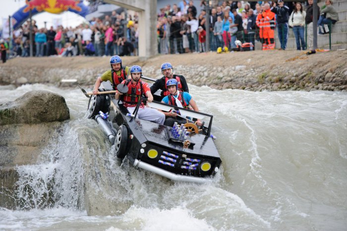 Ilustračný obrázok k článku Súboje najodvážnejších: Adrenalínový splav Red Bull Rapids na Liptove, program vnútri