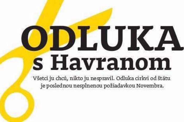Ilustračný obrázok k článku Diskusná platforma “Odluka s Havranom” na tému odluky cirkví od štátu pokračuje v Poprade