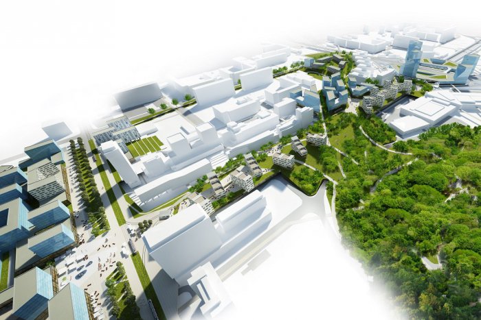 Ilustračný obrázok k článku Moderná vízia premostenia Einsteinovej prepojí Petržalku s centrom pešou zónou